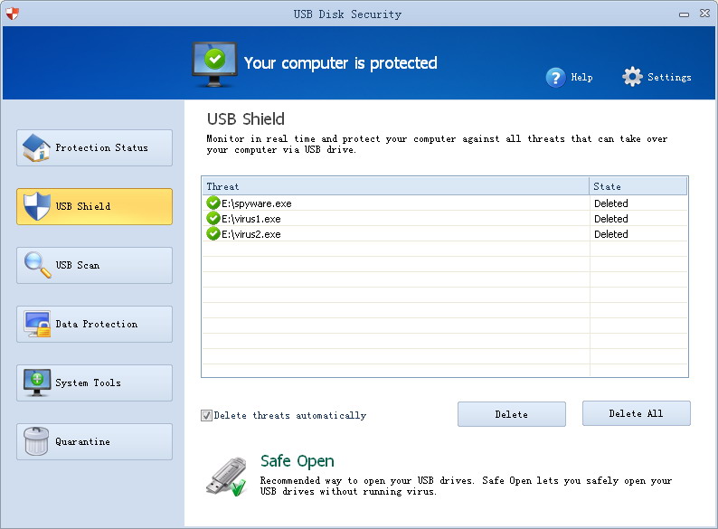 free software usb disk security
